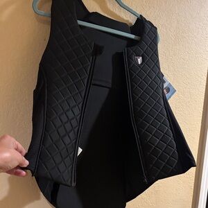 Equestrian back protector.  Protects your back and spine if you fall.